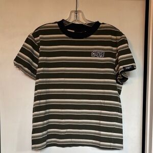 G59 Classic Olive Striped Men's Tee